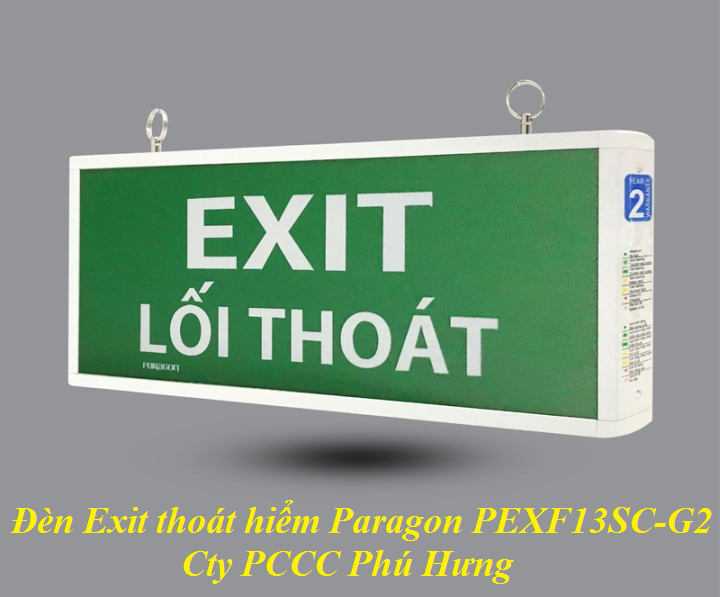 Đèn Exit thoát hiểm Paragon PEXF13SC-G2