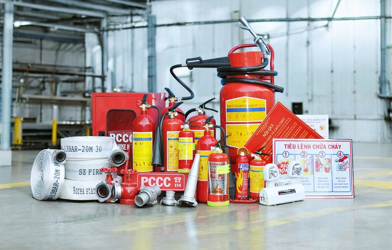 Thiết bị PCCC chất lượng cao là những sản phẩm được sản xuất theo tiêu chuẩn an toàn nghiêm ngặt